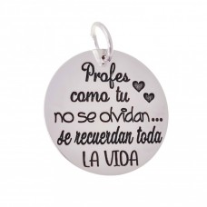 Colgante Plata Profes